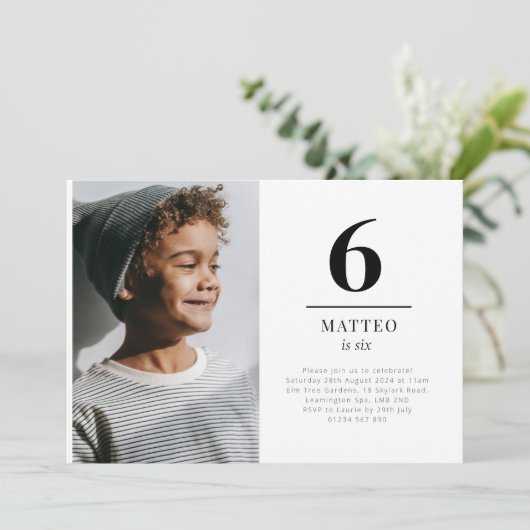 6つの風景の写真 招待状 (スタンド正面)