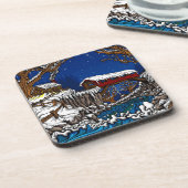 6のカバー付きブリッジコースターセット コースター (左側)