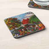 6の放牧コースターセット コースター (左側)