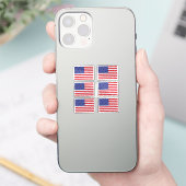 6の統一された州収集パックのフラグ シール (スマートフォン)