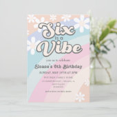 6はビビッとレトロラウンド虹色デイジー 招待状 (スタンド正面)