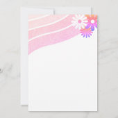 6は甘いレインボーカップケーシックス誕生日 招待状 (裏面)