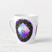 6アメジスト結婚記念日ラテマグ カフェラテマグ (左アングル)