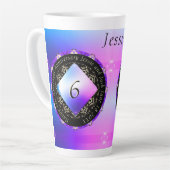 6アメジスト結婚記念日ラテマグ カフェラテマグ (左アングル)