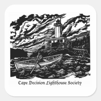 6ウッドブロックプリントシールのシート – 3インチ スクエアシール