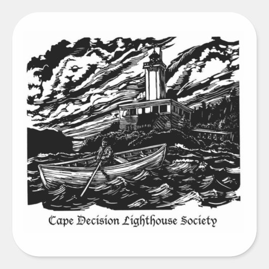 6ウッドブロックプリントシールのシート – 3インチ スクエアシール (正面)