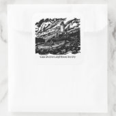 6ウッドブロックプリントシールのシート – 3インチ スクエアシール (バッグ)