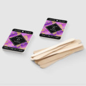 6エレガントアメジスト結婚周年記念 ハンドファン (組立なし)