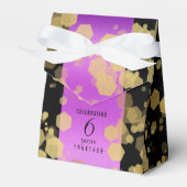 6エレガントアメジスト結婚周年記念 フェイバーボックス (正面サイド)