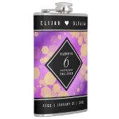 6エレガントアメジスト結婚周年記念 フラスク (右)