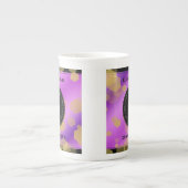 6エレガントアメジスト結婚周年記念 ボーンチャイナマグカップ (正面)