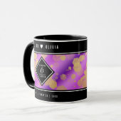 6エレガントアメジスト結婚周年記念 マグカップ (正面左)