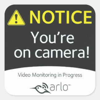 6オリジナル3x3 Arloステッカー スクエアシール