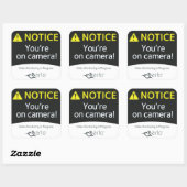 6オリジナル3x3 Arloステッカー スクエアシール (シート)