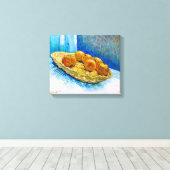 6オレンジバンゴッホファインアート付きバスケット キャンバスプリント (インサイチュ (ウッドフロア))