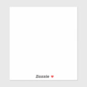 6カスタマイズx6の独自の シール (シート)