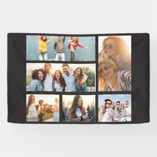 6カスタムテンプレートフォトコラージバナー 横断幕 (横)