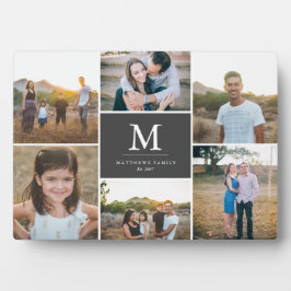 6カスタム写真コラージュのプラークとイーゼル フォトプラーク