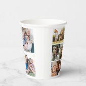 6カスタム枚のフォトコラージュ枠のアートをカスタマイズ 紙コップ (右)