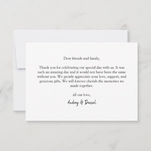 6カスタム枚の写真のコラージュお気に入りのモーメント サンキューカード (裏面)