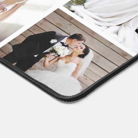 6カスタム枚の写真のコラージュお気に入りのモーメント デスクマット (コーナー)