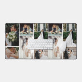 6カスタム枚の写真のコラージュお気に入りのモーメント デスクマット (キーボード&マウス)