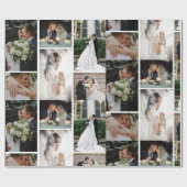 6カスタム枚の写真のコラージュお気に入りのモーメント ラッピングペーパー (フラット)