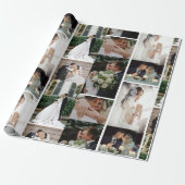 6カスタム枚の写真のコラージュお気に入りのモーメント ラッピングペーパー (アンロールド)