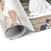 6カスタム枚の写真のコラージュお気に入りのモーメント ラッピングペーパー (ロールコーナー)