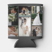 6カスタム枚の写真のコラージュお気に入りのモーメント 缶クーラー (正面)