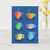 6カップの蒸し液で体調を整える カード (黄色い花)