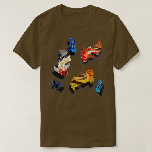 6カラフルコイカルプス Tシャツ (デザイン正面)