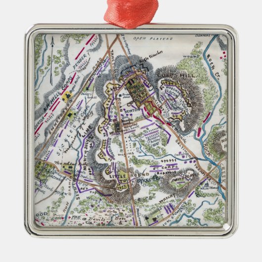 6ゲティスバーグの戦い メタルオーナメント (正面)