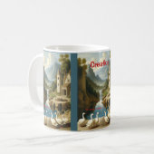 6ゲーゼの産卵、クリスマスマグの6日目 コーヒーマグカップ (正面左)