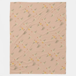 6ゲーゼA敷設ミッドセンチュリーレトロ切り抜き1 フリースブランケット