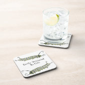 6コルクバックコースター – 猫に気を取られやすい。 コースター (右側)