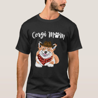 6コーギーのママ Tシャツ