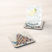 6コースターのブルークリスマスセット コースター (右側)