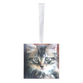 6サイドカスタムフォトキューブクリスマス装飾品 キューブオーナメント (右)