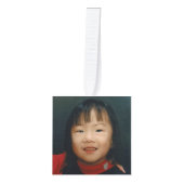 6サイドカスタムフォトクリスマスキューブオーナメント キューブオーナメント (正面)