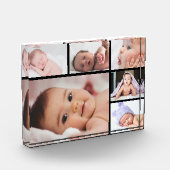 6シンプル写真モダンコラージュテンプレート フォトブロック (左)