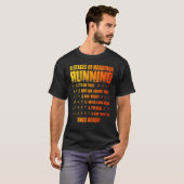 6ステージのランニングマラソン Tシャツ (正面フル)