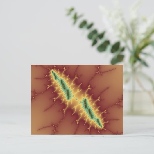 6ストライプ枚 – フラクタル葉書 ポストカード (スタンド正面)