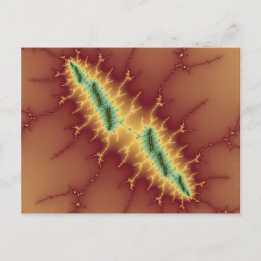 6ストライプ枚 – フラクタル葉書 ポストカード (正面)