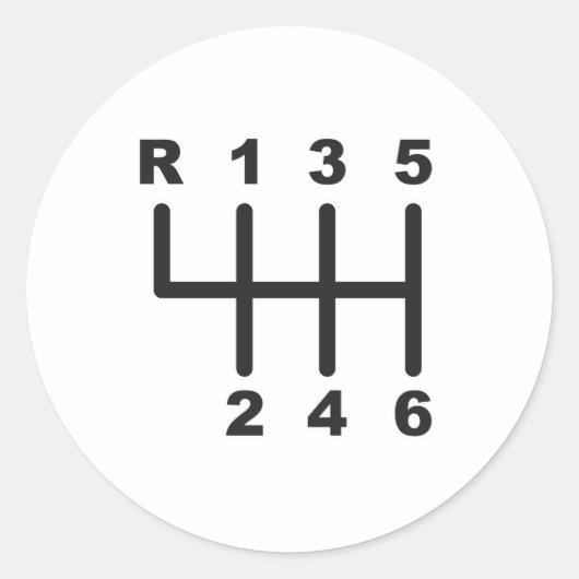 6スピードシフトゲート ラウンドシール (正面)