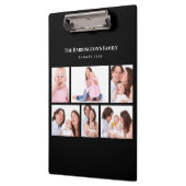 6セクシカスタムョン写真シンプル黒エレガント枠 クリップボード (左)