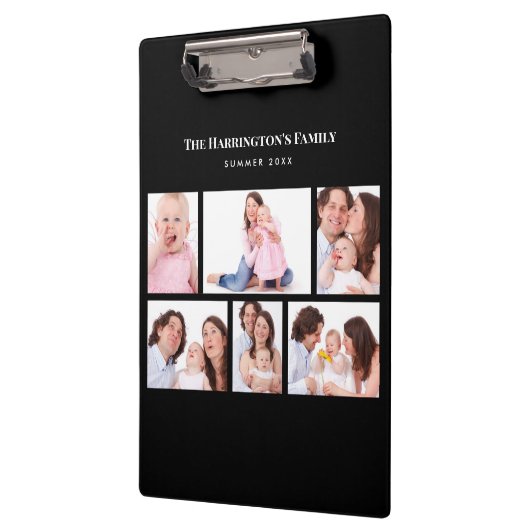 6セクシカスタムョン写真シンプル黒エレガント枠 クリップボード (左)