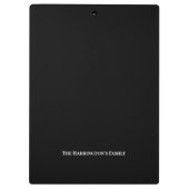 6セクシカスタムョン写真シンプル黒エレガント枠 クリップボード (裏面)