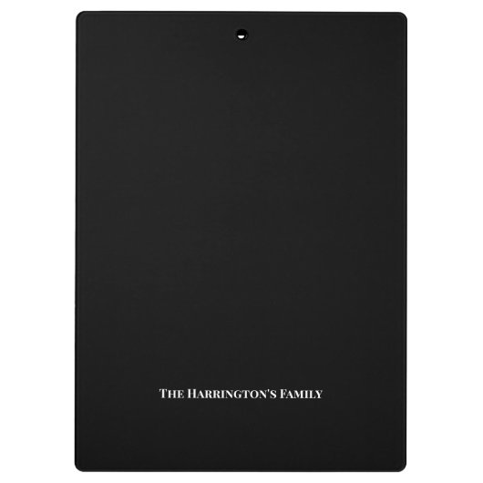 6セクシカスタムョン写真シンプル黒エレガント枠 クリップボード (裏面)