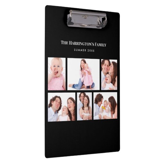 6セクシカスタムョン写真シンプル黒エレガント枠 クリップボード (右)